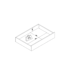 ЧЕКМЕДЖЕ ЗА ДЕТСКО ЛЕГЛО КЪЩА МОНТЕСОРИ MIAMI 100X200 - БЯЛА_4