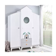 ЕДНОКРИЛЕН ГАРДЕРОБ ДЕСЕН BIRD HOUSE_3