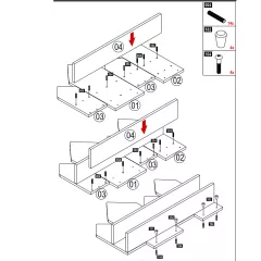 ЕТАЖЕРКА ЗА СТЕНА BIRD HOUSE_3