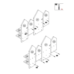 ЕТАЖЕРКА ЗА СТЕНА BIRD HOUSE_4
