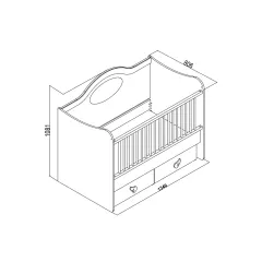 БЕБЕШКА КОШАРА-ЛЮЛКА UNICORN 70 Х 130_3