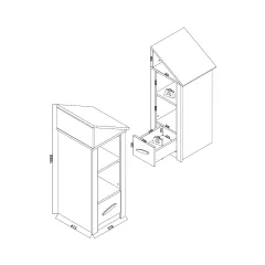 ДЕТСКА ЕТАЖЕРКА ЗА ИГРАЧКИ WHITE HOUSE_3 ДЕТСКА ЕТАЖЕРКА ЗА ИГРАЧКИ WHITE HOUSE_3