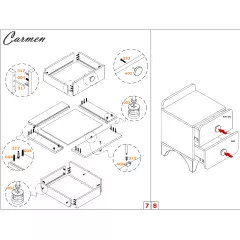 ДЕТСКИ СКРИН С 2 ЧЕКМЕДЖЕТА MINIA_9