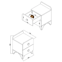 ДЕТСКИ СКРИН С 2 ЧЕКМЕДЖЕТА MINIA_7