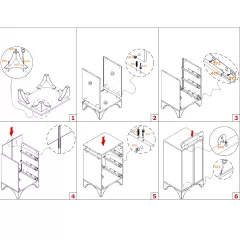 ДЕТСКИ СКРИН С 3 ЧЕКМЕДЖЕТА MINIA_6