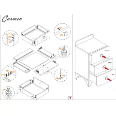 ДЕТСКИ СКРИН С 3 ЧЕКМЕДЖЕТА MINIA_7