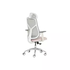 ЕРГОНОМИЧЕН СТОЛ CARMEN 7901 W ЕКО КОЖА - СИВ-РОЗОВ_5