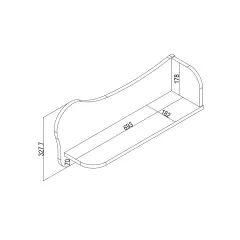 ЕТАЖЕРКА ЗА СТЕНА UNICORN_3
