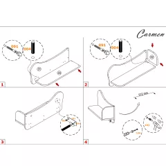 ЕТАЖЕРКА ЗА СТЕНА UNICORN_4