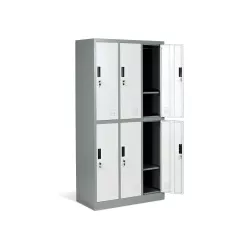 МЕТАЛЕН ШКАФ CARMEN CR-1243 K LUX - СИВ+ТЪМНОСИВ_2