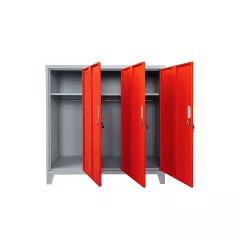 МЕТАЛЕН ШКАФ CARMEN CR-1603 E JZ СИВ-ЧЕРЕН_1