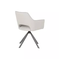 ТРАПЕЗЕН СТОЛ READING 2 СИЛИКОНОВА КОЖА - СИВ 67_4