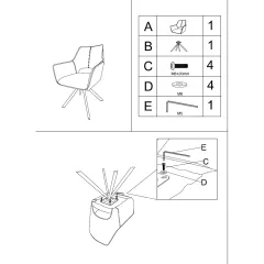 ТРАПЕЗЕН СТОЛ READING - ОХРА MJ 3_7