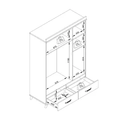 ТРИКРИЛЕН ГАРДЕРОБ NATURA_5