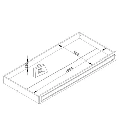 ЧЕКМЕДЖЕ ЗА ДЕТСКО ЛЕГЛО МОНТЕСОРИ NIL 90 X 200 - БЯЛО_4