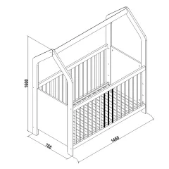 ДЕТСКО ЛЕГЛО MY HOUSE 70 X 140_4