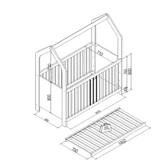 ДЕТСКО ЛЕГЛО MY HOUSE 70 X 140_5