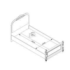 ДЕТСКО ЛЕГЛО NIL 100 X 200 - БЯЛО_4 ДЕТСКО ЛЕГЛО NIL 100 X 200 - БЯЛО_4