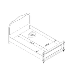 ДЕТСКО ЛЕГЛО NIL 120 X 200 - БЯЛО_4