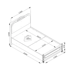 ДЕТСКО ЛЕГЛО С РАКЛА NIL 120 X 200 - БЯЛО_3