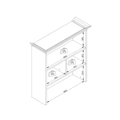 НАДСТРОЙКА ЗА ШКАФ NIL - БЯЛА_4