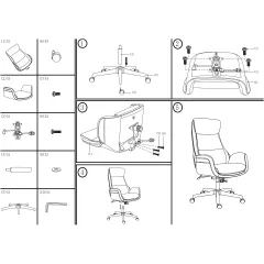 ОФИС КРЕСЛО CARMEN 5011 - СИВО_7 ОФИС КРЕСЛО CARMEN 5011 - СИВО_7