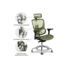 ЕРГОНОМИЧЕН СТОЛ CALGARY - СИН_6