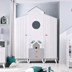 ТРИКРИЛЕН ДЕТСКИ ГАРДЕРОБ BIRD HOUSE_2 ТРИКРИЛЕН ДЕТСКИ ГАРДЕРОБ BIRD HOUSE_2