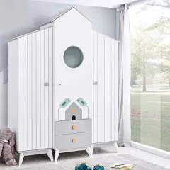 ТРИКРИЛЕН ДЕТСКИ ГАРДЕРОБ BIRD HOUSE_4 ТРИКРИЛЕН ДЕТСКИ ГАРДЕРОБ BIRD HOUSE_4