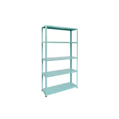 СТЕЛАЖ МЕТАЛЕН COOLOUR 172*90*30СМ ЗЕЛЕН 5*70КГ 3547253_0