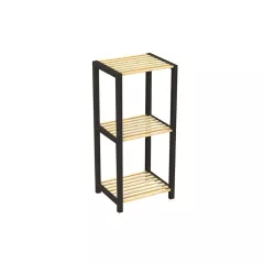 ЕТАЖЕРКА НА 3 НИВА WOOD 78*35*29СМ.,ЧЕРНА FIX-2003/ И108189_0 ЕТАЖЕРКА НА 3 НИВА WOOD 78*35*29СМ.,ЧЕРНА FIX-2003/ И108189_0