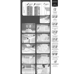 МЕТАЛЕН СТЕЛАЖ HARD 180x90x40 СМ, ДО 90 КГ НА РАФТ - СИВ_3