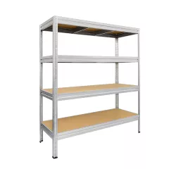 МЕТАЛЕН СТЕЛАЖ MEGA 177x180x60 СМ, 500 КГ НА РАФТ - ЦИНК_1