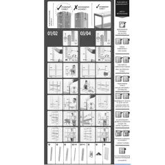 МЕТАЛЕН СТЕЛАЖ STAR 180x90x45 СМ, ДО 275 КГ НА РАФТ - ЧЕРЕН_3