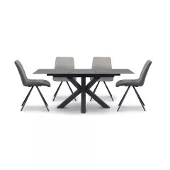 РАЗТЕГАТЕЛНА ТРАПЕЗНА МАСА STARGARD - СИВА_8 РАЗТЕГАТЕЛНА ТРАПЕЗНА МАСА STARGARD - СИВА_8