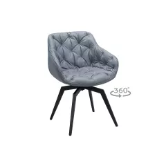 ТРАПЕЗЕН СТОЛ BUXTON - СИВ DX-310_0