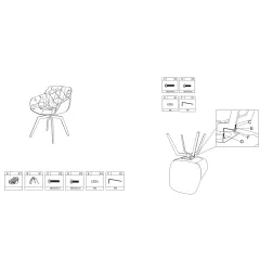 ТРЕПЕЗЕН СТОЛ BUXTON - КАПУЧИНО MJ 1_6