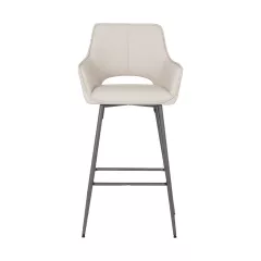 БАР СТОЛ TELFORD 2 СИЛИКОНОВА КОЖА - КАПУЧИНО 04_1