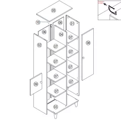 ДЕТСКА ЕТАЖЕРКА ЗА КНИГИ POLLINA_3