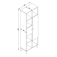 ДЕТСКА ЕТАЖЕРКА ЗА КНИГИ POLLINA_4