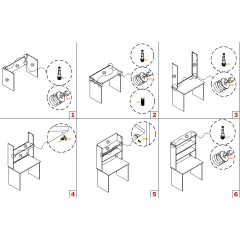 ДЕТСКО БЮРО С ЕТАЖЕРКА TURBO CAP_5