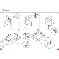 ДЕТСКО БЮРО С ЕТАЖЕРКА TURBO CAP_6