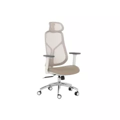 ЕРГОНОМИЧЕН СТОЛ CARMEN 7901 W ЕКО КОЖА - КАФЕ_0