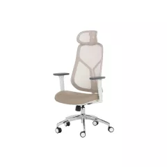 ЕРГОНОМИЧЕН СТОЛ CARMEN 7901 W ЕКО КОЖА - КАФЕ_2