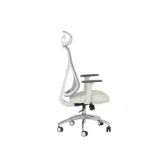 ЕРГОНОМИЧЕН СТОЛ CARMEN 7901 W ЕКО КОЖА - СИВ-ШАМПАНСКО_3