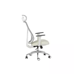 ЕРГОНОМИЧЕН СТОЛ CARMEN 7901 W ЕКО КОЖА - СИВ-ШАМПАНСКО_4