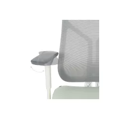 ЕРГОНОМИЧЕН СТОЛ CARMEN 7901 W ЕКО КОЖА - СИВ-СВЕТЛОЗЕЛЕН_9