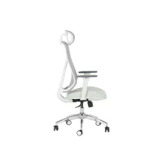 ЕРГОНОМИЧЕН СТОЛ CARMEN 7901 W ЕКО КОЖА - СИВ-СВЕТЛОЗЕЛЕН_3