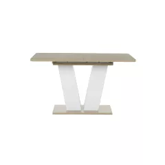 РАЗТЕГАТЕЛНА ТРАПЕЗНА МАСА VEGAS T - ДЪБ СОНОМА / БЯЛ_1