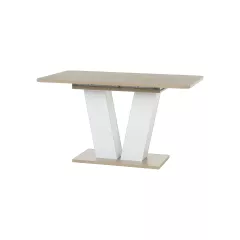 РАЗТЕГАТЕЛНА ТРАПЕЗНА МАСА VEGAS T - ДЪБ СОНОМА / БЯЛ_2